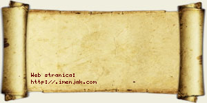 Vladana Stamenković vizit kartica